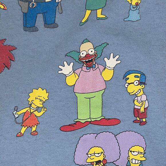 The Simpsons Springfield Homer Bart Marge Lisa Mr. Burns Krusty Large T-Shirt - Picture 10 of 14